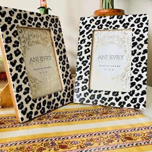 Shiraleah Leopard Print 4x6 Photo Frame Accents